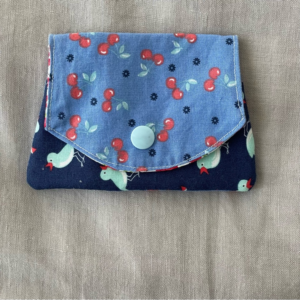 Handmade Fabric Card Pouch NEW!